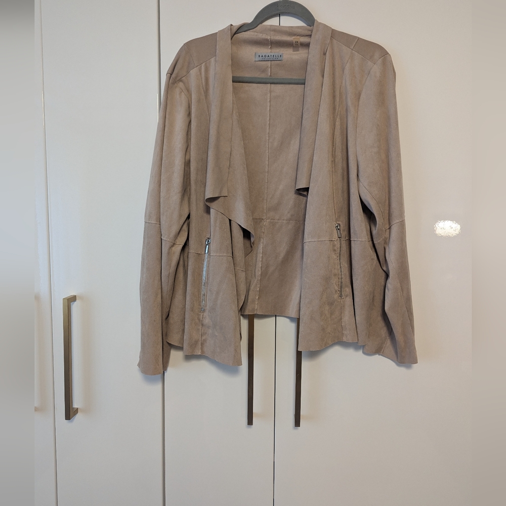 Bagatelle Suede Like Blazer